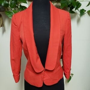 Bardot Blazer Orange Red